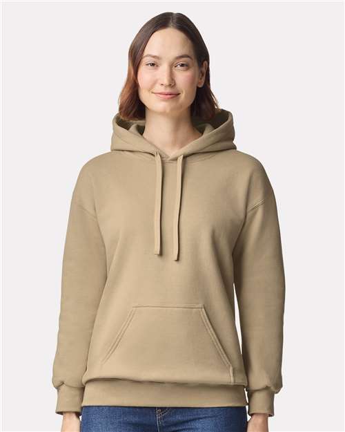 Gildan 19500, Unisex Hammer Maxweight Hooded Sweatshirt, Tan
