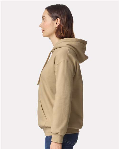 Gildan 19500, Unisex Hammer Maxweight Hooded Sweatshirt, Tan