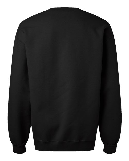 Gildan 19000, Unisex Hammer Maxweight Crewneck Sweatshirt, Pitch Black