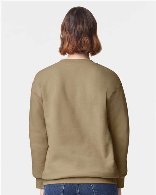 Gildan 19000, Unisex Hammer Maxweight Crewneck Sweatshirt, Tan