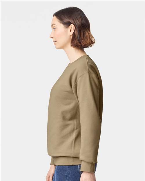 Gildan 19000, Unisex Hammer Maxweight Crewneck Sweatshirt, Tan