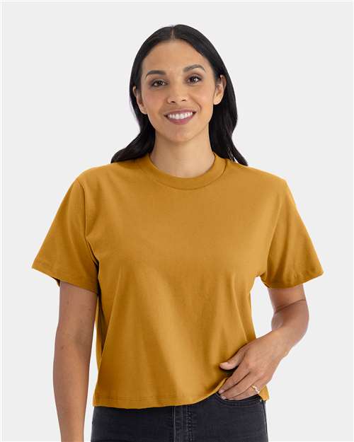 Next Level 7610, Women's Heavyweight Boxy Tee, Antique Gold