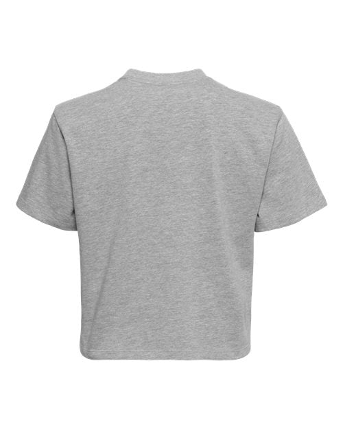 Next Level 7610, Women's Heavyweight Boxy Tee, Heather Grey
