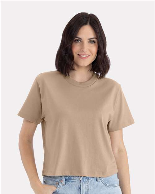 Next Level 7610, Women's Heavyweight Boxy Tee, Tan