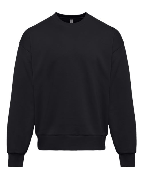 Next Level 9007, Unisex Heavyweight Crewneck Sweatshirt, Black