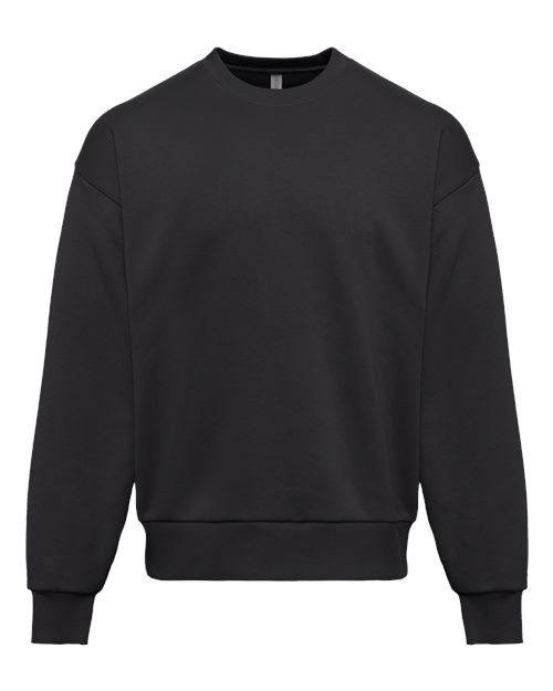 Next Level 9007, Unisex Heavyweight Crewneck Sweatshirt, Graphite Black
