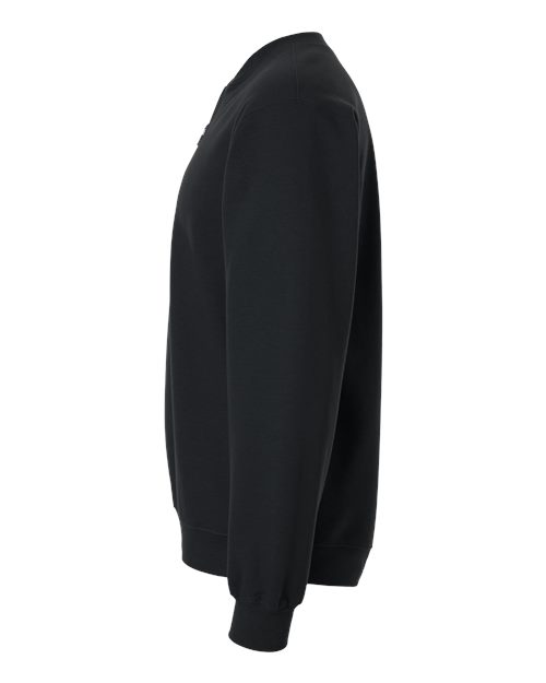 Gildan SF008, Unisex Softstyle Midweight Quarter-zip Sweatshirt, Black