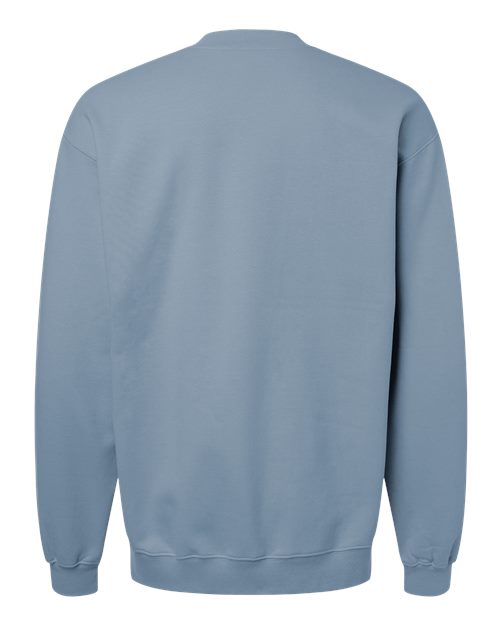 Gildan SF008, Unisex Softstyle Midweight Quarter-zip Sweatshirt, Stone Blue
