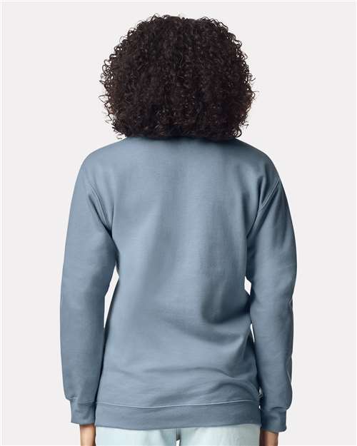 Gildan 18900 Heavy Blend Fleece Stadium Blanket Cotton Cotton-Poly Blend Crewneck Fleece Mens & Unisex Mens & Unisex Tops Midweight Moisture-Wicking Outerwear Polyester Premium Regular Fit Spandex Sport / Athletic Super Heavyweight Sweatshirts & Fleece Tear-Away Label Tops Zippered