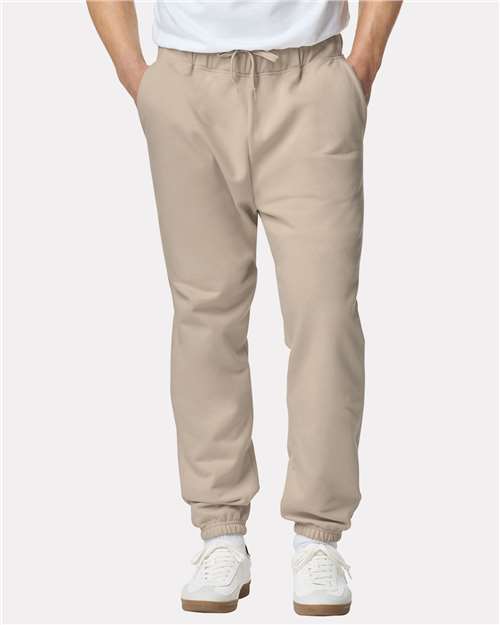 Gildan SF100, Unisex Softstyle Midweight Pocket Sweatpants, Sand