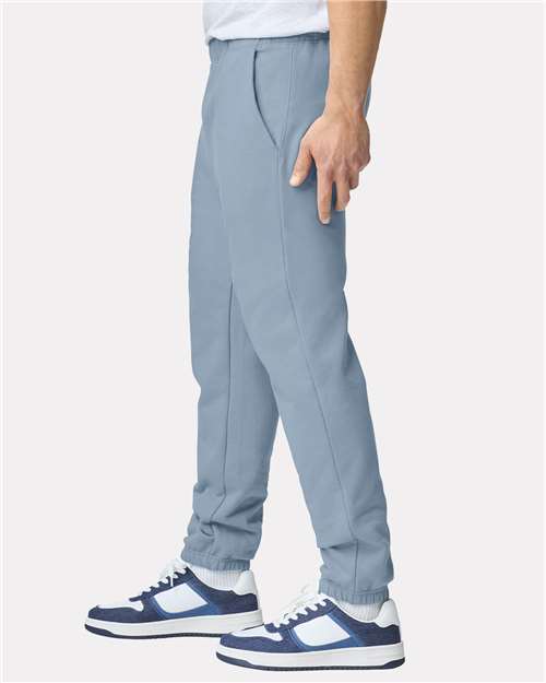Gildan SF100, Unisex Softstyle Midweight Pocket Sweatpants, Stone Blue