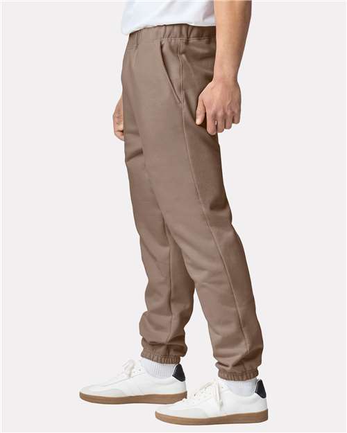 Gildan SF100, Unisex Softstyle Midweight Pocket Sweatpants, Brown Savana
