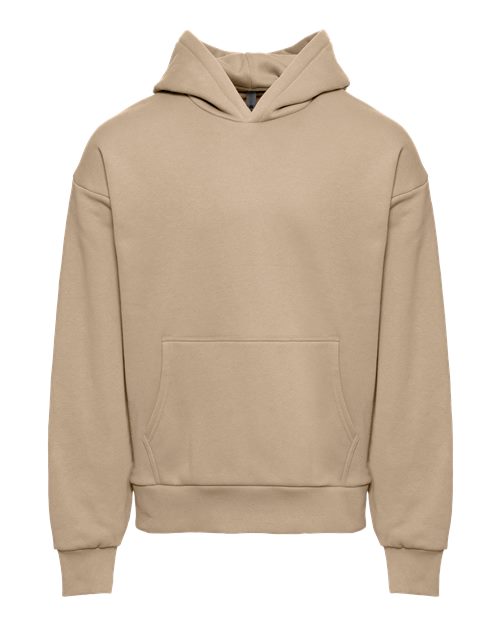 Next Level 9307, Unisex Heavyweight Fleece Hoodie Sweatshirt, Tan