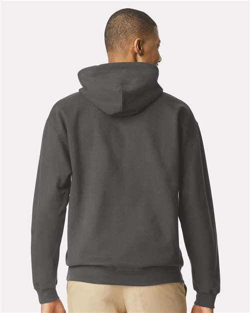 Gildan SF500 Unisex Softstyle® Midweight Hooded Sweatshirt Cotton Cotton-Poly Blend Fleece Hooded Insulated Jersey Midweight Moisture-Wicking Outerwear Pocket Polyester Regular Fit Spandex Sport / Athletic Super Heavyweight Sweatshirts & Fleece Tear-Away Label Tops Womens Womens Tops
