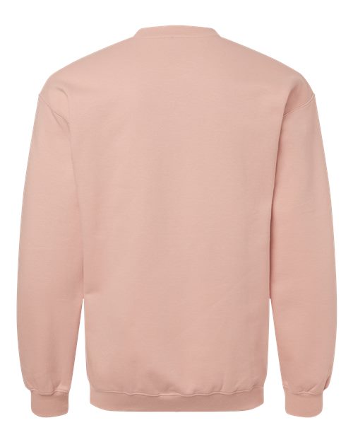 Gildan SF000 Unisex Softstyle® Midweight Crewneck Sweatshirt Cotton Cotton-Poly Blend Crewneck Fleece Midweight Moisture-Wicking Outerwear Polyester Regular Fit Spandex Sport / Athletic Super Heavyweight Sweatshirts & Fleece Tear-Away Label Tops Womens Womens Tops
