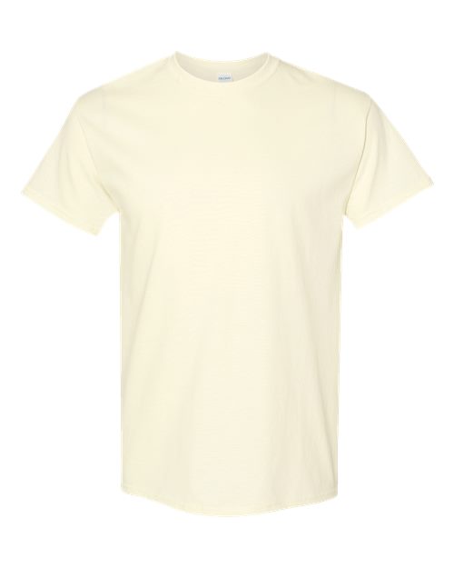 Gildan 5000, Unisex Heavy Cotton T-shirt, Off White