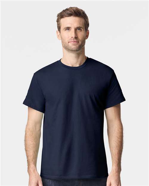 Heavy Cotton T-Shirt | Durable | Everyday Wear - 5000 Blue Dusk classic fit comfortable Cotton durable everyday wear heavy cotton Polyester printable short sleeve t-shirt T-Shirts - Core unisex