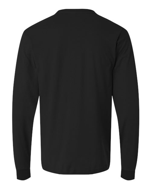 M&O 4501, Fine Jersey Long Sleeve T-shirt, Fine Black