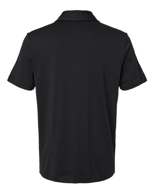 Adidas A704, Men's Textured Stripe Polo, Black