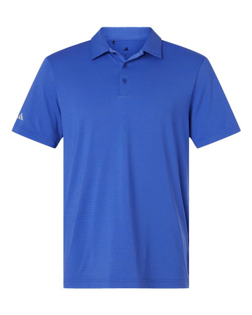 Adidas A704, Men's Textured Stripe Polo, Bright Royal