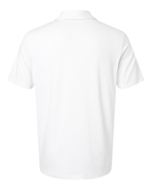 Adidas A704, Men's Textured Stripe Polo, White