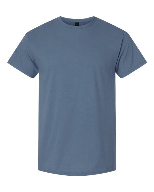 Gildan 3000, Unisex Light Cotton T-shirt, Indigo Blue