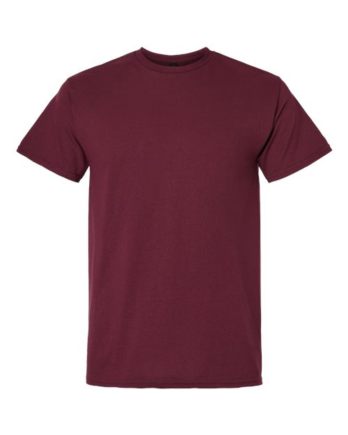 Gildan 3000, Unisex Light Cotton T-shirt, Maroon