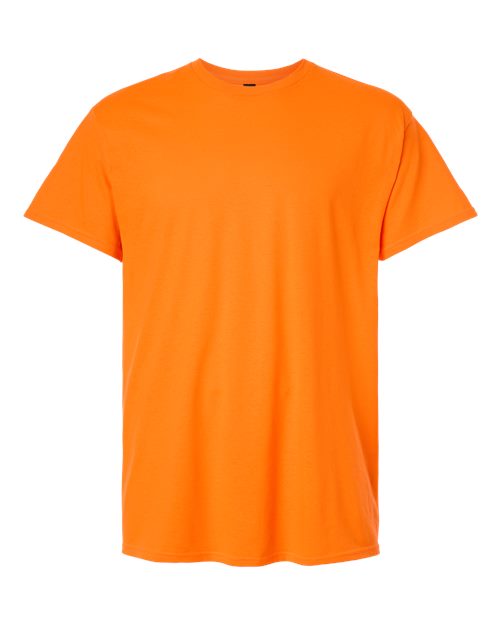 Gildan 3000, Unisex Light Cotton T-shirt, Safety Orange