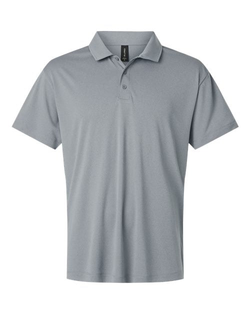 AllPro 41800, Men's Pro-lock Performance Polo, Heather Steel