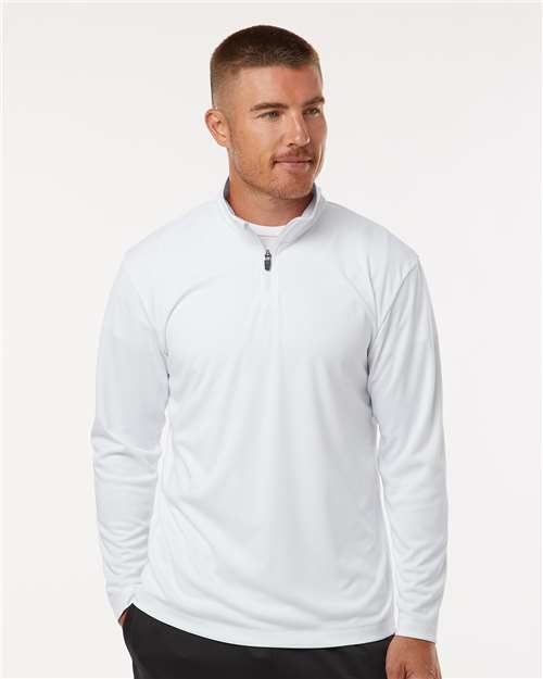 AllPro 41870, Men's Pro-lock Performance Quarter-zip Pullover, White