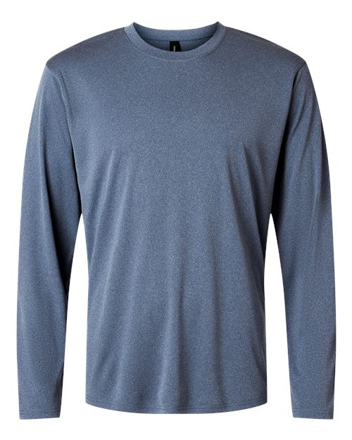 AllPro 48400, Unisex Pro-lock Performance Long Sleeve T-shirt, Heather Navy