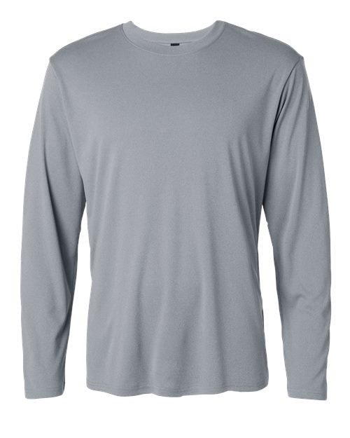 AllPro 48400, Unisex Pro-lock Performance Long Sleeve T-shirt, Heather Steel