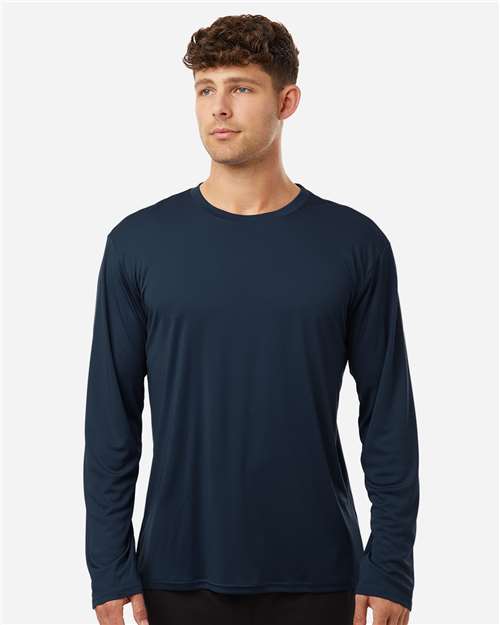 AllPro 48400, Unisex Pro-lock Performance Long Sleeve T-shirt, Navy