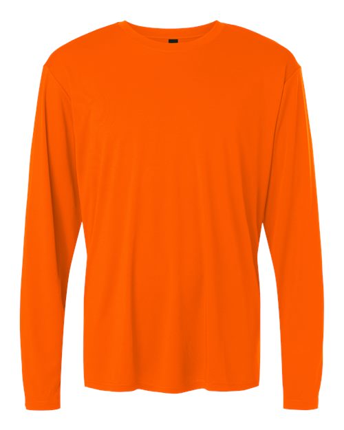 AllPro 48400, Unisex Pro-lock Performance Long Sleeve T-shirt, Neon Orange