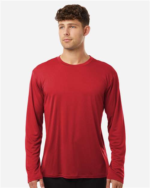 AllPro 48400, Unisex Pro-lock Performance Long Sleeve T-shirt, Red