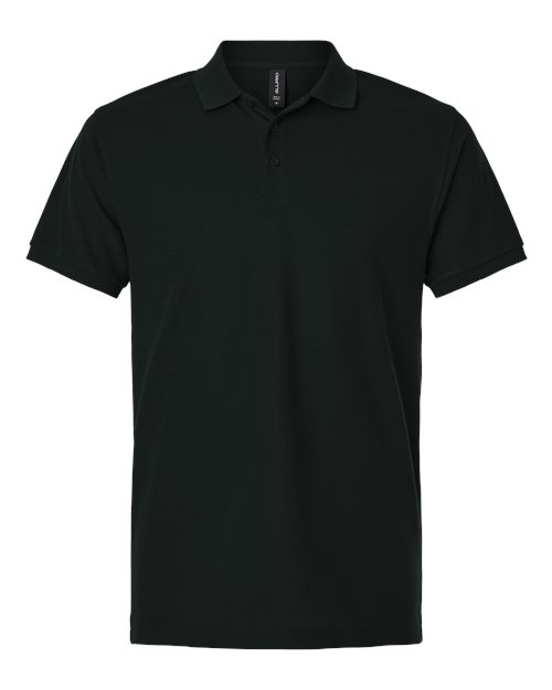 AllPro 62800, Men's Pique Polo, Black
