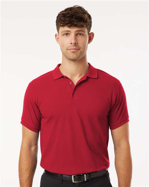 Men's Pique Polo - - 12539 Red 00596 2025 Polo Guide 2025 Polo Guide Uniforms 2025 Polo Guide Uniforms - Workwear & Industrial 6-6.9 oz 62800 AllPro AllPro Pro-Lock Cotton Get the Look - AllPro - 3 Mens & Unisex Polos Polos & Knits Polyester S&S Exclusive Brands Say Yes to S&S Short Sleeves Side Seams Socially Conscious Manufacturing Sport Shirts Sustainable Manufacturing Sustainable Styles Tear Away Tops Triple Threat Essentials