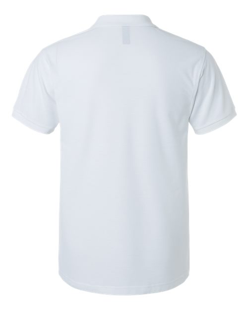 AllPro 62800, Men's Pique Polo, White