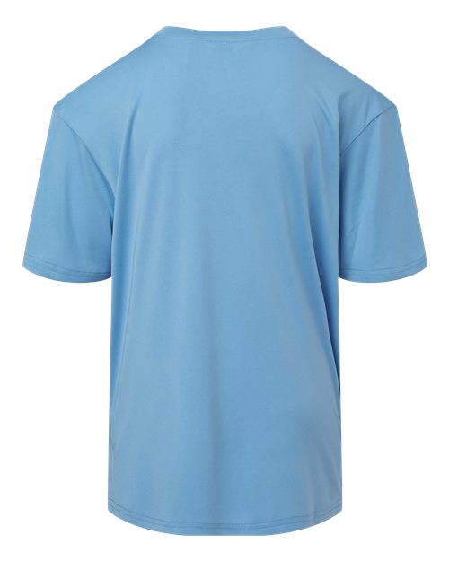 AllPro 48000Y, Youth Pro-lock Performance T-shirt, Carolina Blue