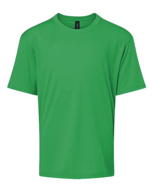 AllPro 48000Y, Youth Pro-lock Performance T-shirt, Kelly Green