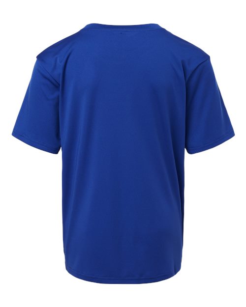 AllPro 48000Y, Youth Pro-lock Performance T-shirt, Royal
