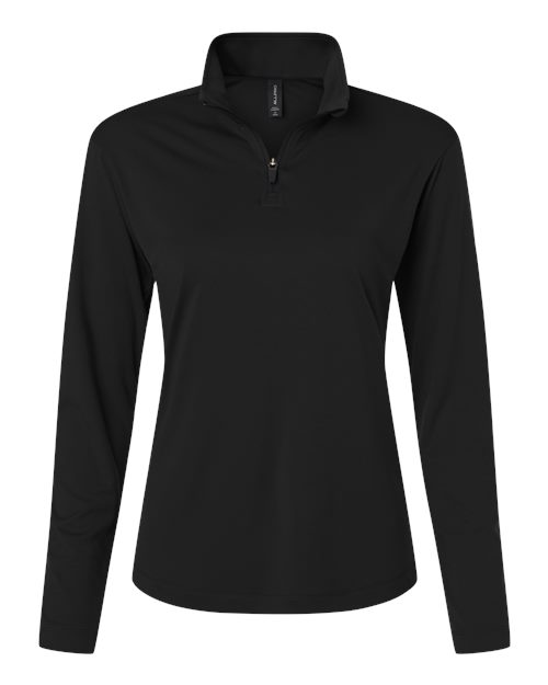 AllPro 41870L, Women's Pro-lock Performance Quarter-zip Pullover, Black