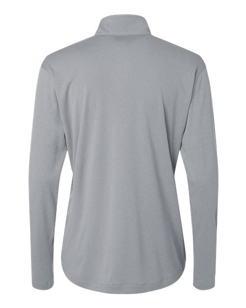 AllPro 41870L, Women's Pro-lock Performance Quarter-zip Pullover, Heather Steel