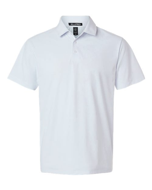 AllPro 41SP0, Men's Pro-flex Sorona Polo, White