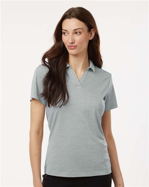 AllPro 4HM00L, Women's Pro-lock Performance Mélange Polo, Silver Melange