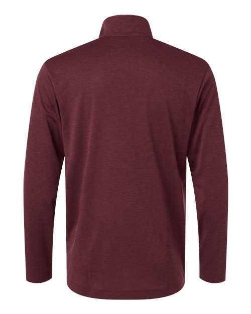 AllPro 4HM700, Men's Pro-lock Performance Mélange Quarter-zip Pullover, Maroon Melange