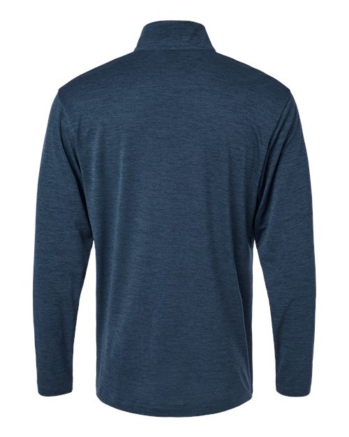 AllPro 4HM700, Men's Pro-lock Performance Mélange Quarter-zip Pullover, Navy Melange