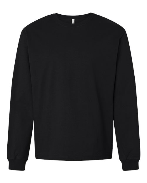 BELLA + CANVAS 4651, Unisex 7.5 Oz Heavyweight Long Sleeve Tee, Black