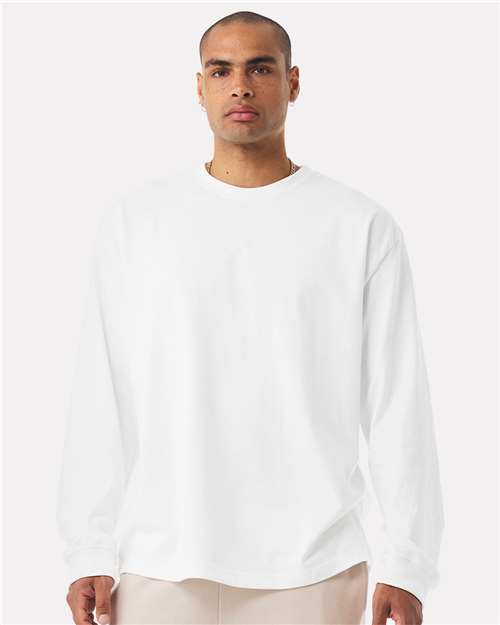 BELLA + CANVAS 4651, Unisex 7.5 Oz Heavyweight Long Sleeve Tee, White