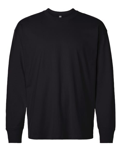 Next Level 7211, Unisex Heavyweight Long Sleeve Tee, Black